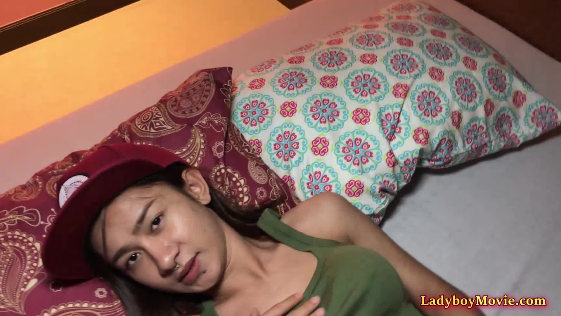 Picked Up Ladyboy Belle Entertains A Guy